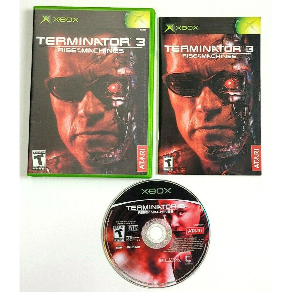 TERMINATOR‎ 3: RISE OF THE MACHINES - XBOX - COMPLETE!